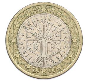 1 евро 2000 года Франция — Фото №1