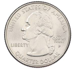 1/4 доллара (25 центов) 2000 года P США «Штаты и территории — Нью-Гэмпшир» — Фото №2