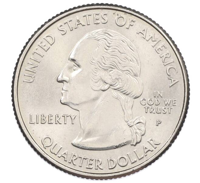 Монета 1/4 доллара (25 центов) 2000 года P США «Штаты и территории — Нью-Гэмпшир» (Артикул: K12-65278) — Фото №2