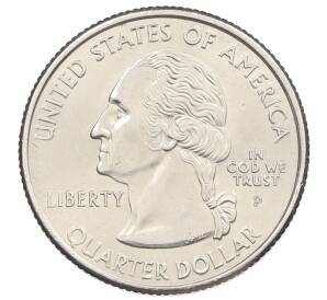 1/4 доллара (25 центов) 2000 года P США «Штаты и территории — Массачусетс» — Фото №2