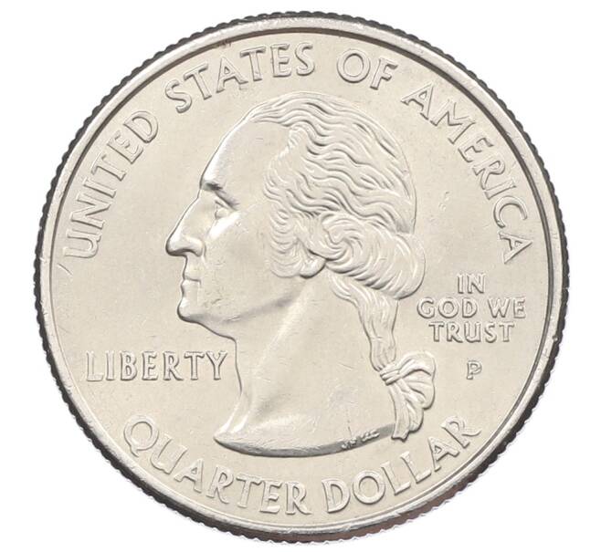 Монета 1/4 доллара (25 центов) 2000 года P США «Штаты и территории — Массачусетс» (Артикул: K12-65292) — Фото №2