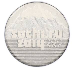 25 рублей 2014 года СПМД «XXII зимние Олимпийские Игры 2014 в Сочи — Горы» (в блистере) — Фото №1