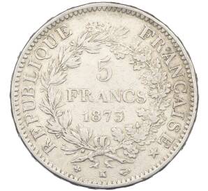 5 франков 1873 года K Франция — Фото №1
