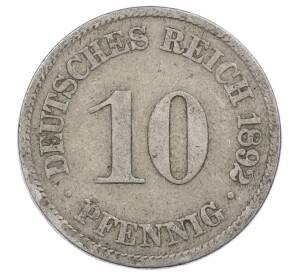 10 пфеннигов 1892 года A Германия — Фото №1