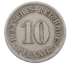 10 пфеннигов 1913 года F Германия — Фото №1