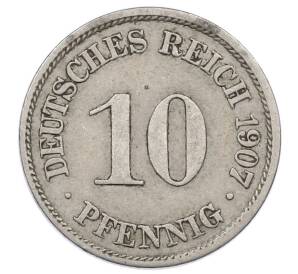 10 пфеннигов 1907 года A Германия — Фото №1