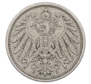 10 пфеннигов 1907 года A Германия — Фото №2