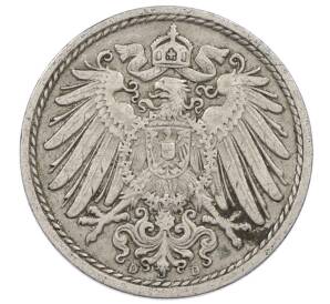 5 пфеннигов 1911 года D Германия — Фото №2