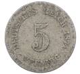 Монета 5 пфеннигов 1874 года F Германия (Артикул: M2-88795) — Фото №1