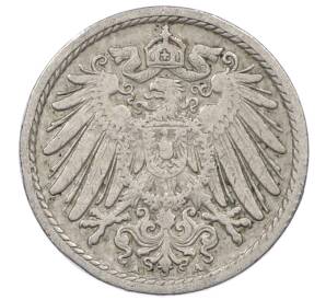 5 пфеннигов 1908 года A Германия — Фото №2