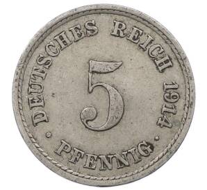 5 пфеннигов 1914 года A Германия — Фото №1