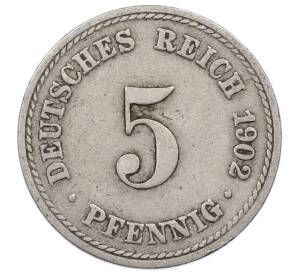 5 пфеннигов 1902 года A Германия — Фото №1