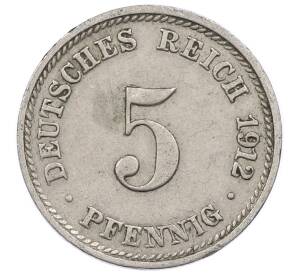 5 пфеннигов 1912 года D Германия — Фото №1