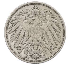 10 пфеннигов 1907 года F Германия — Фото №2