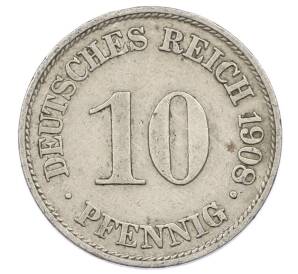 10 пфеннигов 1908 года A Германия — Фото №1