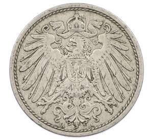 10 пфеннигов 1908 года A Германия — Фото №2