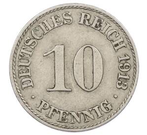 10 пфеннигов 1913 года A Германия — Фото №1
