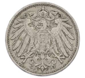 10 пфеннигов 1912 года F Германия — Фото №2