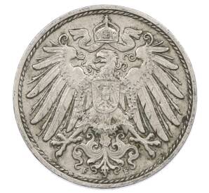 10 пфеннигов 1914 года F Германия — Фото №2