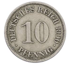 10 пфеннигов 1900 года A Германия — Фото №1