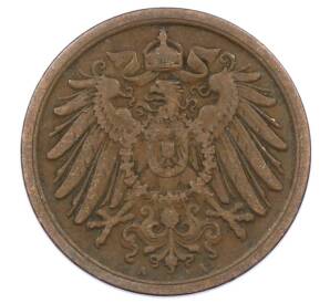 2 пфеннига 1908 года A Германия — Фото №2