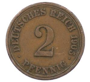 2 пфеннига 1905 года A Германия — Фото №1