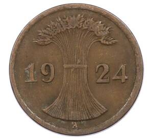 2 рентенпфеннига 1924 года A Германия — Фото №1