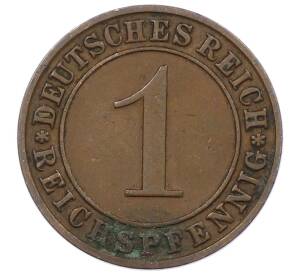 1 рейхспфенниг 1930 года D Германия — Фото №2