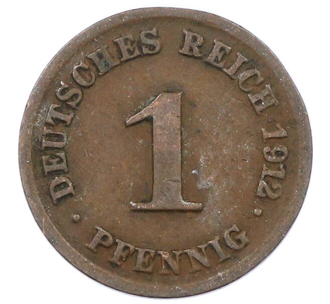 Монета 1 пфенниг 1912 года D Германия (Артикул: M2-88845) — Фото №1