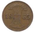 Монета 1 рейхспфенниг 1935 года J Германия (Артикул: M2-88848) — Фото №1