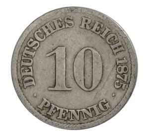 10 пфеннигов 1875 года A Германия — Фото №1