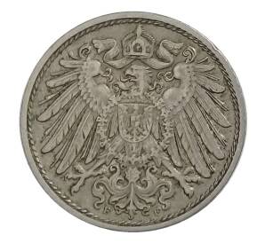 10 пфеннигов 1914 года F Германия — Фото №2