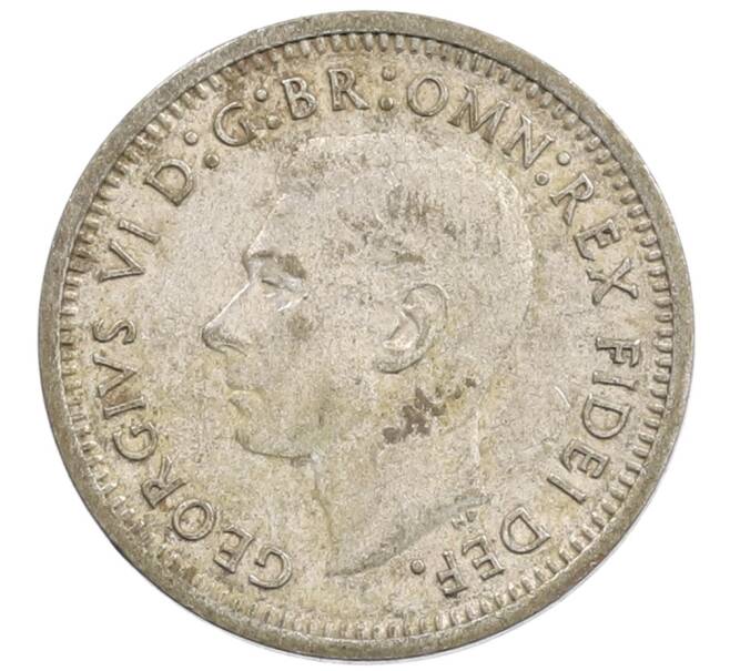 Монета 3 пенса 1951 года Австралия (Артикул: M2-88917) — Фото №2