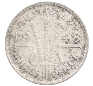 3 пенса 1948 года Австралия — Фото №1