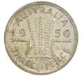 Монета 3 пенса 1950 года Австралия (Артикул: M2-88922) — Фото №1