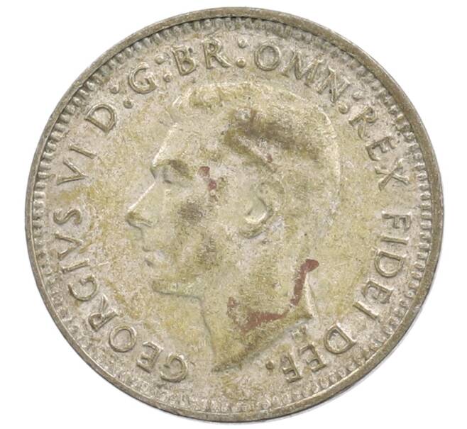 Монета 3 пенса 1952 года Австралия (Артикул: M2-88931) — Фото №2