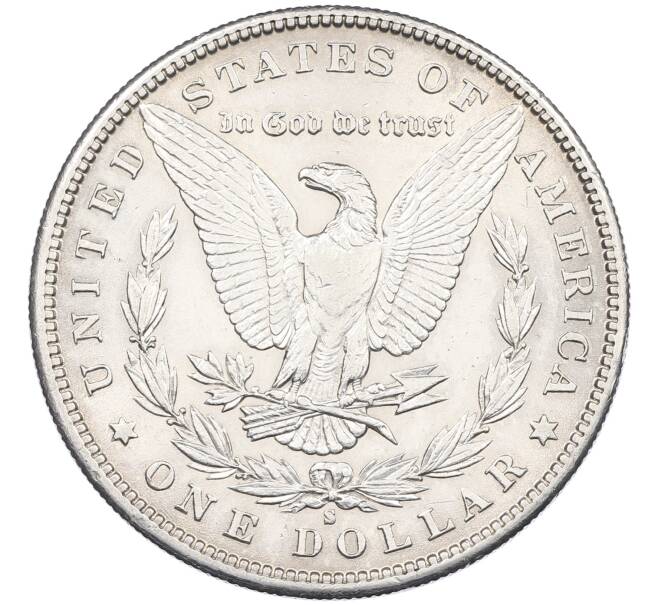 Монета 1 доллар 1890 года S США (Артикул: K12-65657) — Фото №2
