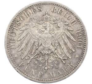 5 марок 1901 года Германия (Пруссия) «200-летие Пруссии» — Фото №2