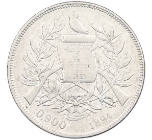 1 песо 1894 года Гватемала — Фото №1