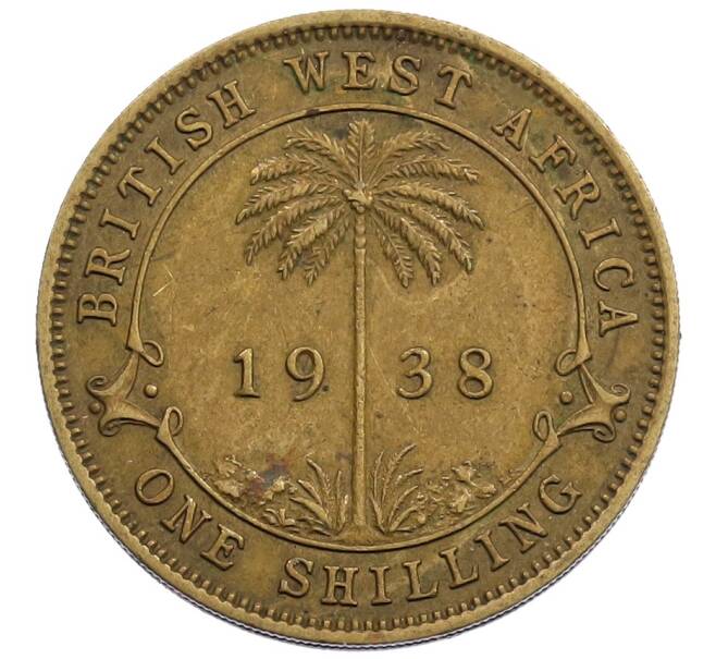 Монета 1 шиллинг 1938 года Британская Западная Африка (Артикул: K12-65769) — Фото №1