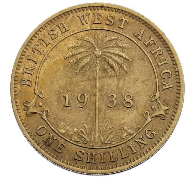 Монета 1 шиллинг 1938 года Британская Западная Африка (Артикул: K12-65772) — Фото №1