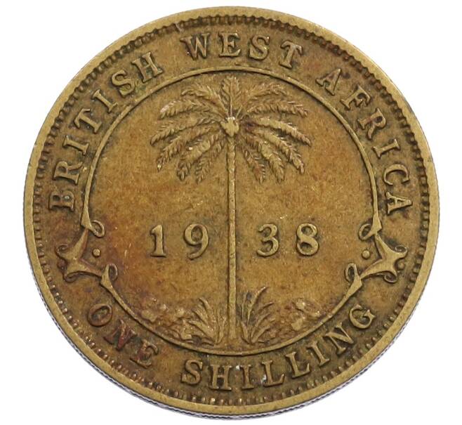 Монета 1 шиллинг 1938 года Британская Западная Африка (Артикул: K12-65773) — Фото №1