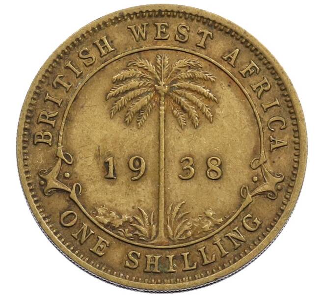 Монета 1 шиллинг 1938 года Британская Западная Африка (Артикул: K12-65774) — Фото №1