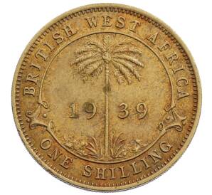 1 шиллинг 1939 года Британская Западная Африка