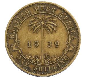 1 шиллинг 1939 года Британская Западная Африка