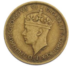 1 шиллинг 1939 года Британская Западная Африка