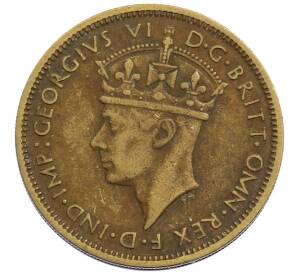 1 шиллинг 1939 года Британская Западная Африка