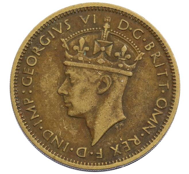 Монета 1 шиллинг 1939 года Британская Западная Африка (Артикул: K12-65779) — Фото №2