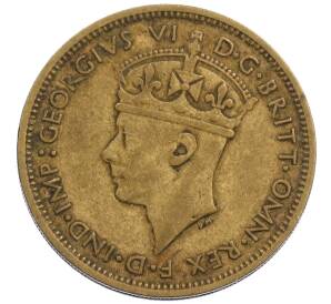 1 шиллинг 1939 года Британская Западная Африка