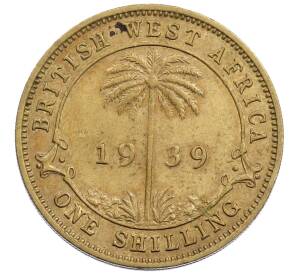 1 шиллинг 1939 года Британская Западная Африка